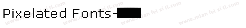 Pixelated Fonts字体转换